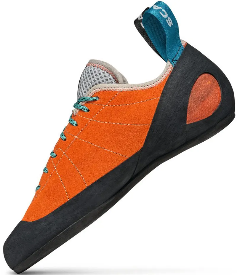 Scarpa Womens Helix Climbing Shoes - Mandarin-Red-3